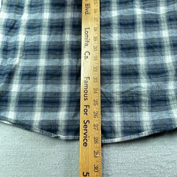 Barbour International Steve McQueen Shirt Mens Small Plaid Slim Fit - Picture 7 of 11